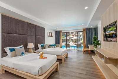 Deluxe tweepersoons- of twin kamer met toegang tot het zwembad — Baan Laimai Beach Resort & Spa